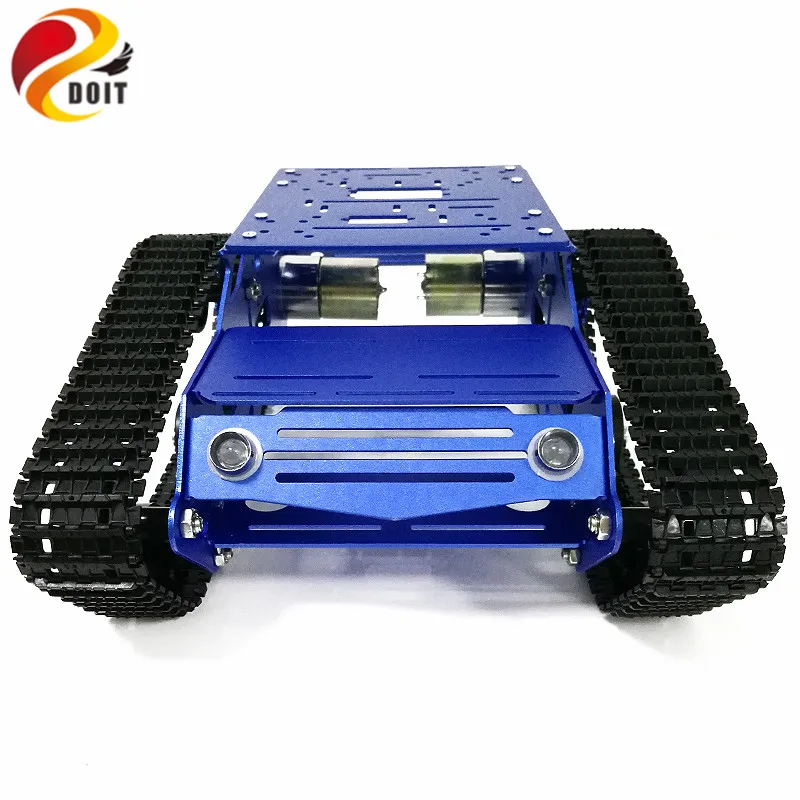 Y100 робот гусеничный Танк шасси автомобиля с алюминиевой рамой и колесом для