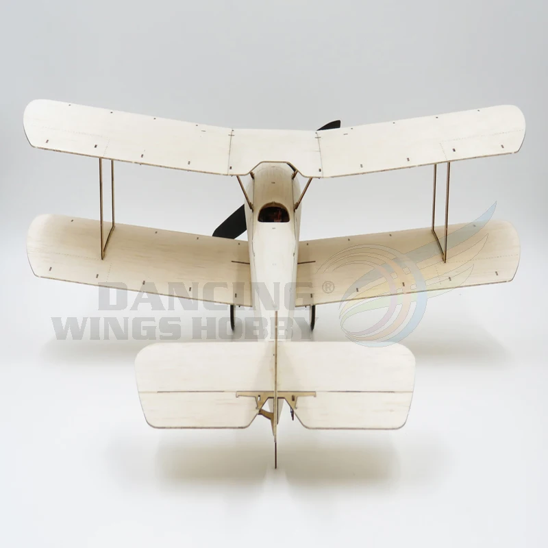 Sopwith Pup RC самолет пробкового дерева 378 мм Warbird Самолет комплект с бесщеточной системой питания Aeromodelling Kit K6