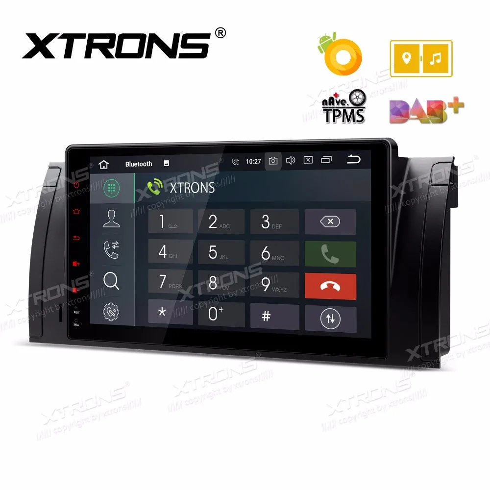 Автомобильный мультимедийный GPS радиоприемник 9 дюймов Android 8 0 для BMW X5 E53 1999 2006 и E39