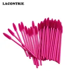 Палочки для кистей для макияжа, 50 шт., одноразовые кисти для туши для ресниц, инструменты для макияжа, принадлежности для наращивания ресниц, кисть-аппликатор для бровей