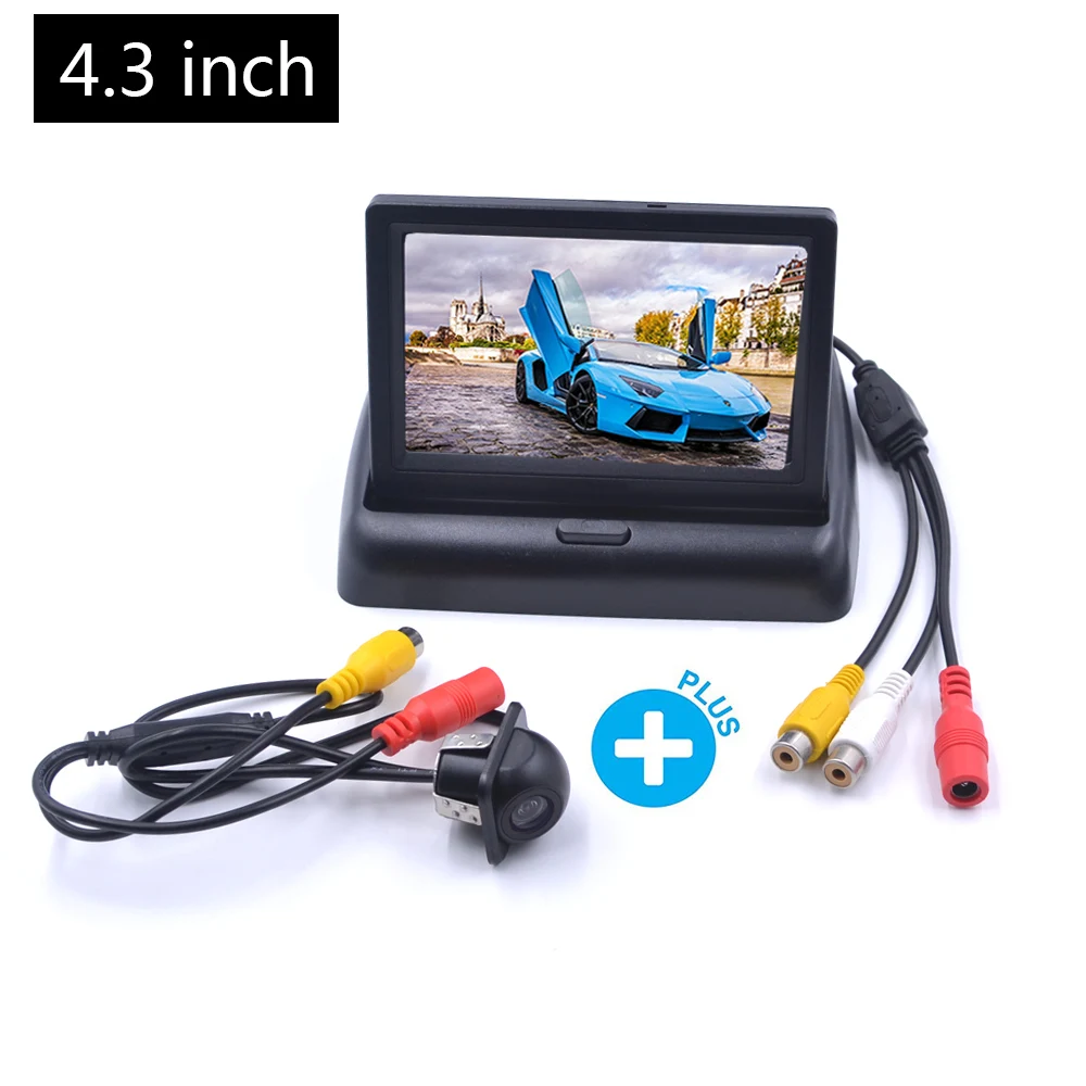 OTERLEEK 4 3 дюймовый автомобильный монитор NTSC / PAL Автомобильная камера заднего вида