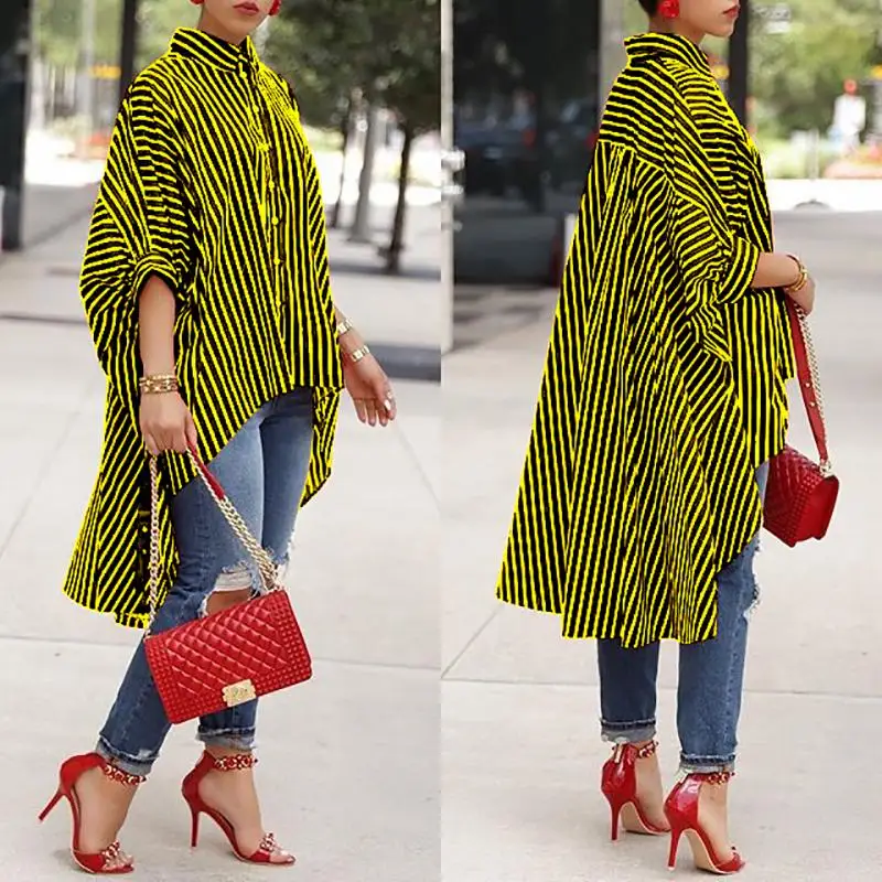 Женская летняя элегантная Офисная Рабочая одежда блузка 2020 женский топ в полоску