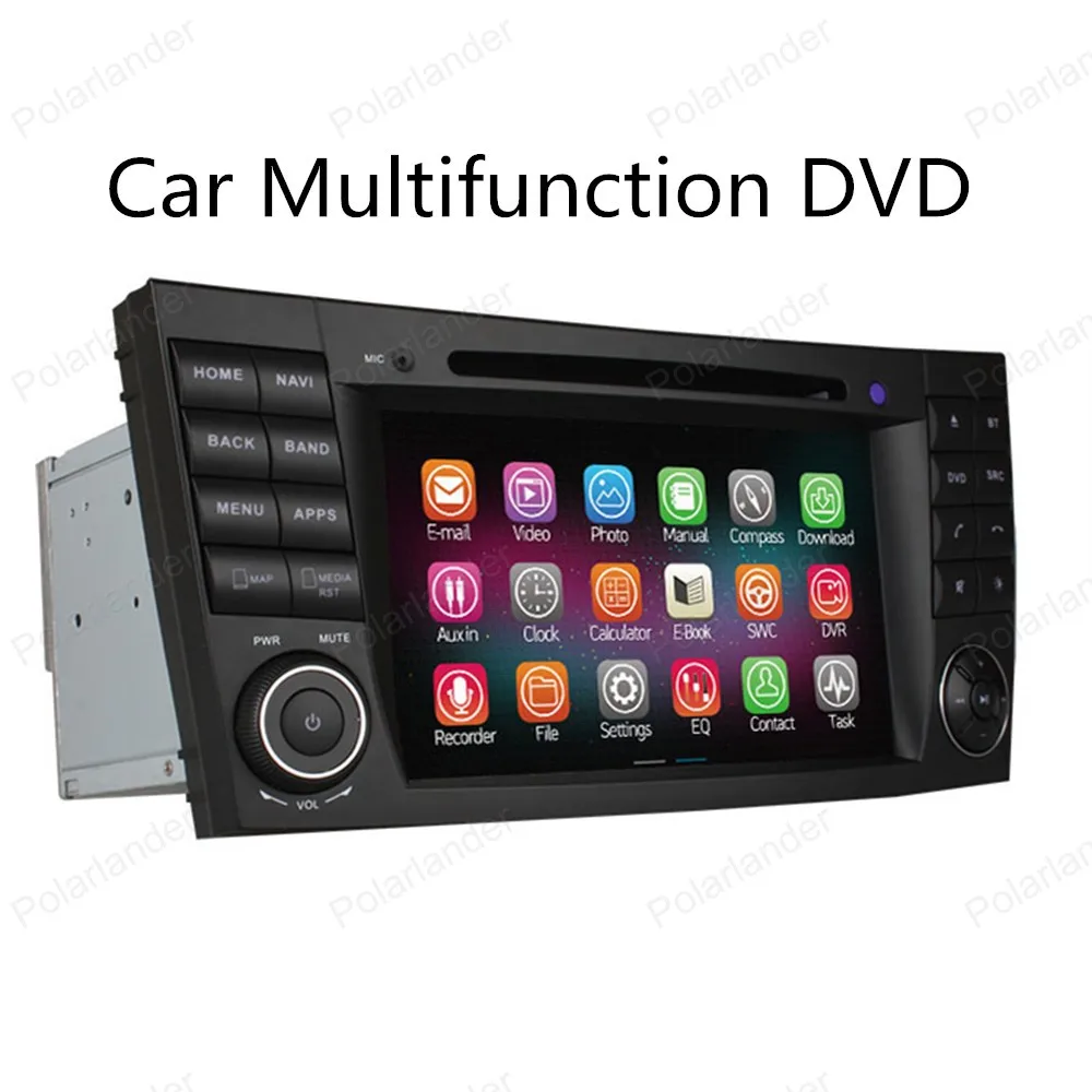 Автомобильный DVD-плеер 2 Din Android 4 Полная сенсорная панель GPS-навигация для Benz W211 w222