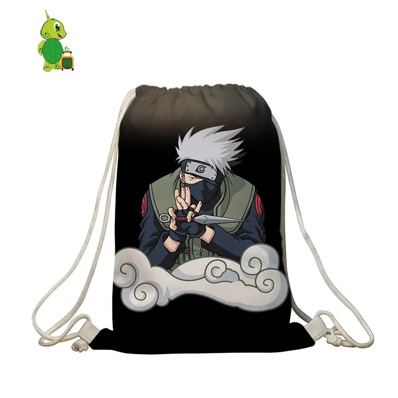 Naruto Sasuke Akatsuki женский и мужской рюкзак для прорезывания зубов мальчиков девочек