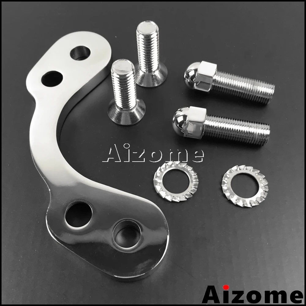 Motorcycle Spring Fork Tree Handlebars Top Clamp T-bar Riser Mount Adapter For Harley DNA Paughco MID-USA Hard Drive Springers | Автомобили