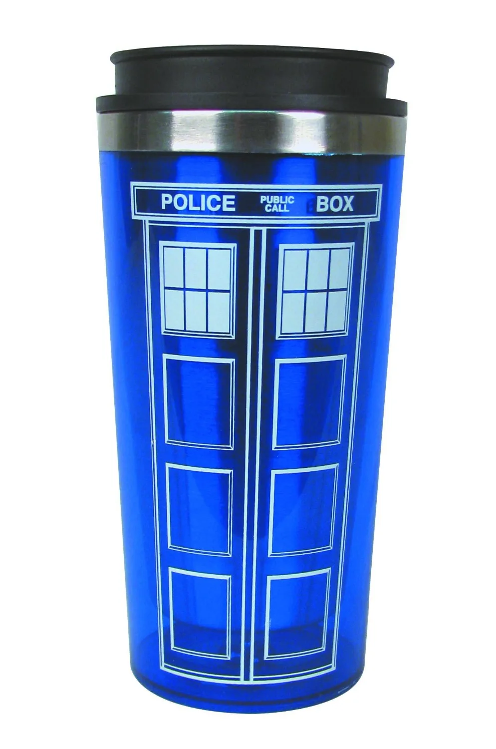 Бесплатная доставка кофейная чашка Doctor Dr. Who Tardis Термокружка Из Нержавеющей Стали