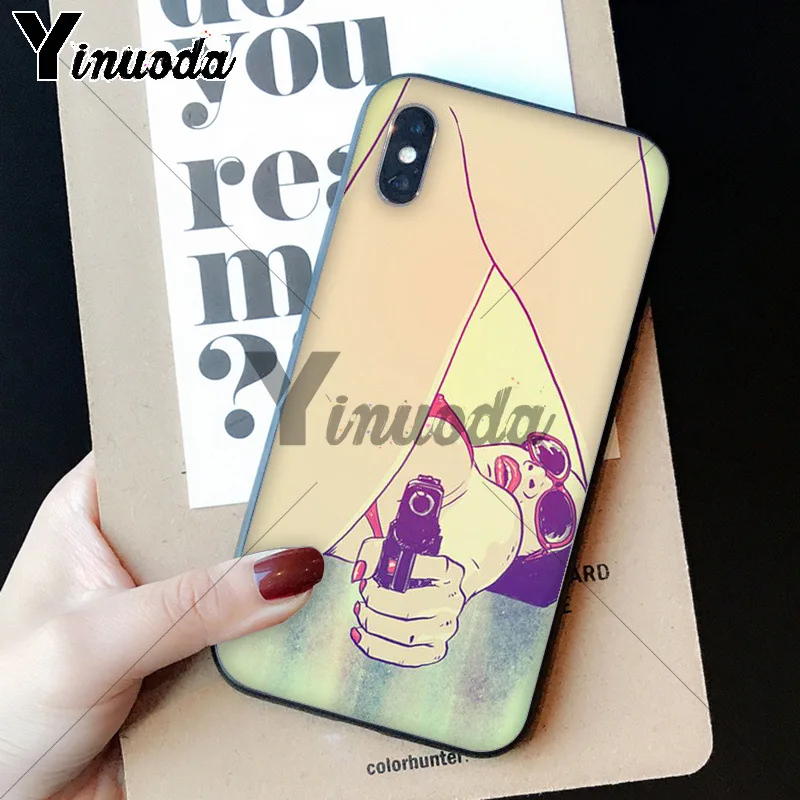 Yinuoda поп-арт комикс Coque чехол для телефона для Apple iPhone 8 7 6 6S Plus X XS MAX 5 5S SE XR Чехол для мобильного телефона - Цвет: A14