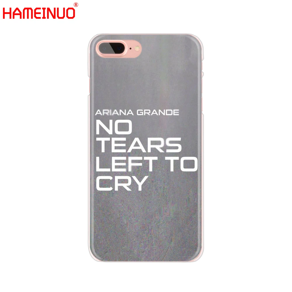HAMEINUO без слез слева Cry Ариана Гранде сотовый телефон чехол для iphone X 8 7 6 4 4s 5 5s SE 5c 6s