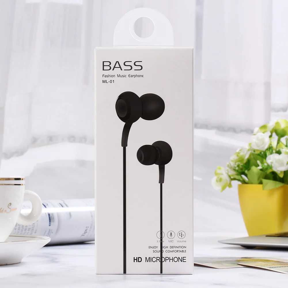 Black KISSCASE карамельный цвет наушники-вкладыши Бас Звук для смартфона Спортивные Игры наушники с микрофоном 3,5 мм Музыка силиконовые наушники - Цвет: Black