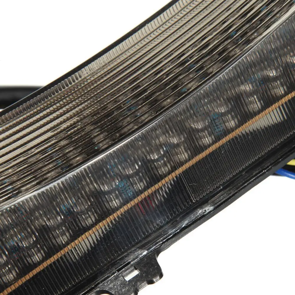 1X мотоцикл интегрированный дым из светодиодов фонарь тормозные сигналы поворота