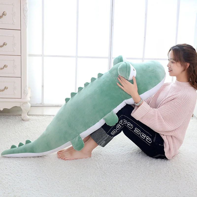 

80-140CM Cute Grenn Plush Toys Dinosaur doll stufed plush toy birthday gift