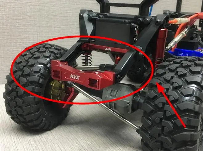 Задняя/Передняя CNC ось бампер кронштейн Монтажная скоба для Hraxxas TRX4 T4 Rover Land Defender