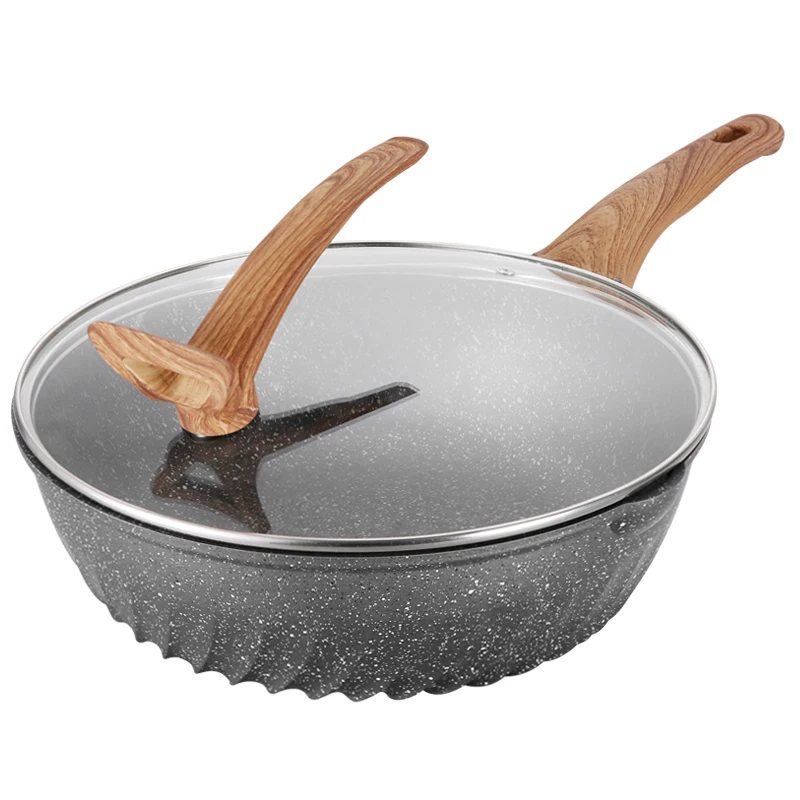 Maifanshi wok антипригарная сковорода без дыма железный горшок Бытовая индукционная