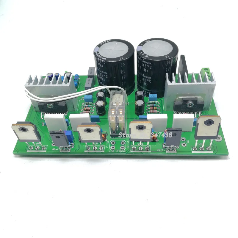 UPC1298V двухканальный 80 Вт Плата усилителя - Цвет: Finished product