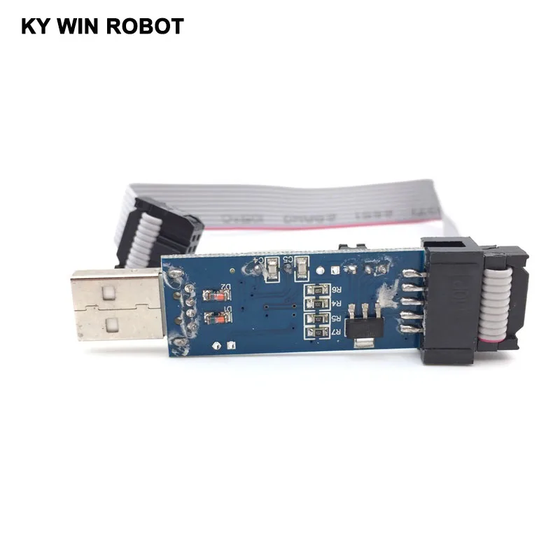 Программатор USB ISP ASP ATMEGA8 ATMEGA128 с поддержкой Win7 64K 1 шт.|avr programmer|usb ispisp programmer |