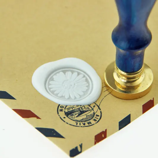 Маргаритка с цветочным принтом воска штамп ws080|seal stamp|wax seal stampflower wax |