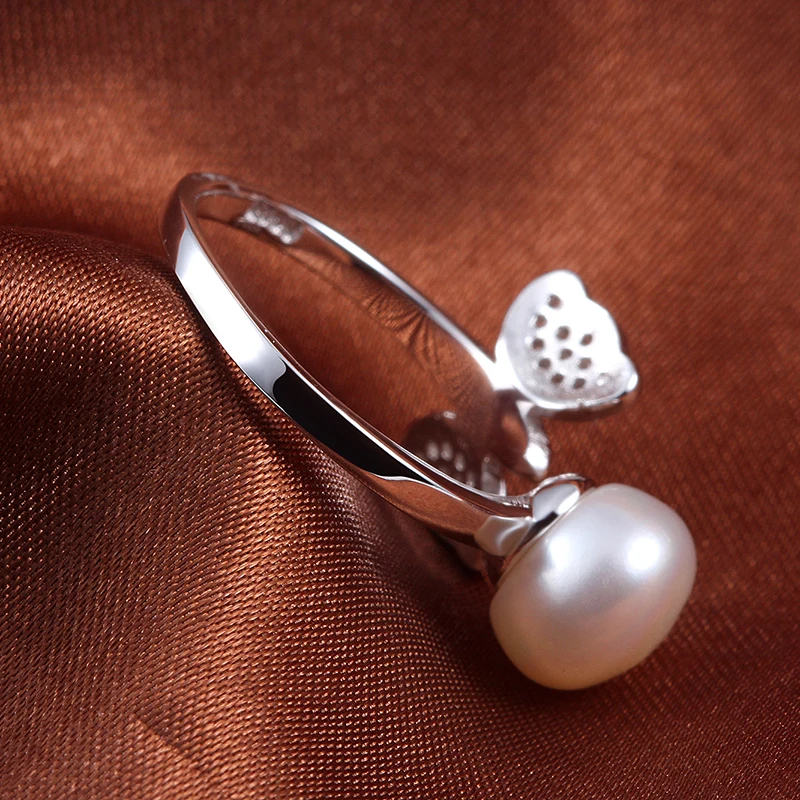 ORSA JEWELS большая рекламная акция женское регулируемое кольцо бабочка& жемчуг и блестящие AAA CZ модные вечерние ювелирные изделия PSR08-29