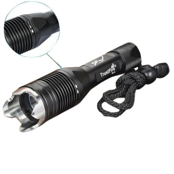 TrustFire J1 Cree XM L T6 900LM 4 Mode Белый светодиодный фонарик Дайвинг w/ремень (1x18650) 8% OFF|led diving