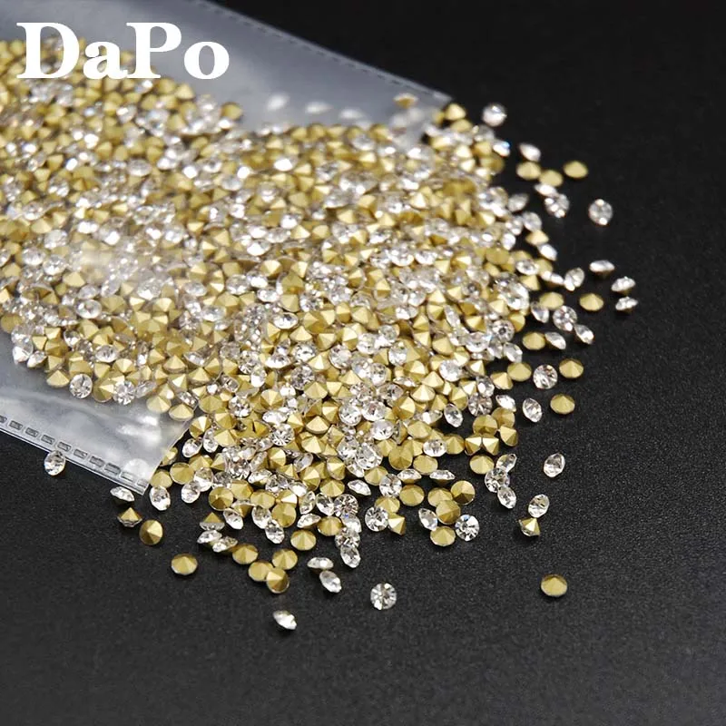 

Crystal Clear White SS3-SS30 Point back Rhinestones Gems Glass Chatons Strass For Dress Jewelry Nail Art