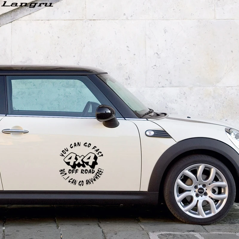 Стайлинг автомобилей Langru для модных вы можете быстро ездить по бездорожью но я