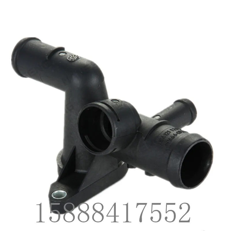 

1pcs Auto cooling system thermostat housing thermostat cover Thermostat Coolant Water Outlet 06A 121 133J 06A 121 132D