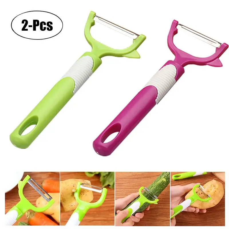 2 шт. пластиковые ножи для чистки картофеля|Овощечистки и цедры| |