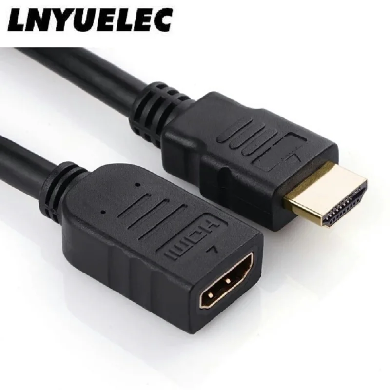 Кабель-удлинитель HDMI штекер-гнездо 30 см/50 см/1 м/2 м/3 м 3D 1 4 в Удлинительный кабель