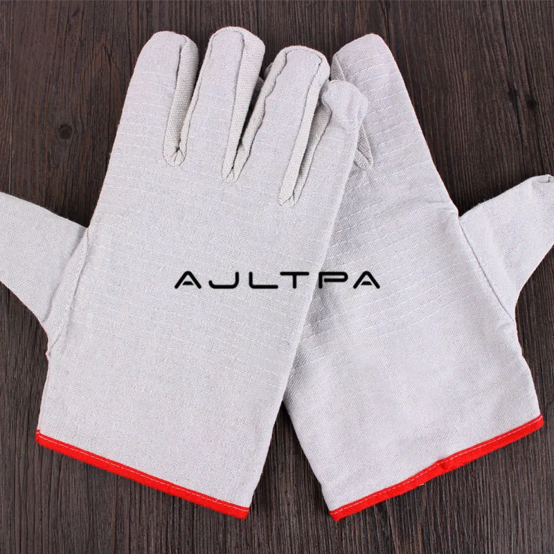 

50Pair Canvas Thickened Working Gloves Anti-friction Repair Protection Wear Safety Workers Labor Welding Gloves