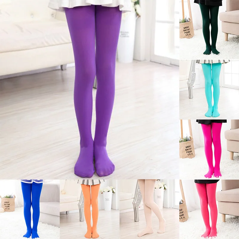 Детские Бархатные колготки для девочек Вечерние свадьбы Балетные танцев YH