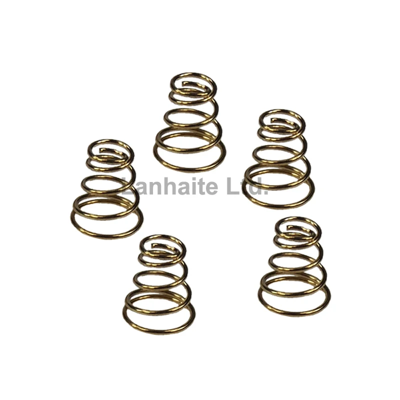 DIY Gold батарейка с покрытием/Драйвер контактные пружины 7 4 мм (D) x 9 6 (H) - 10 шт. |
