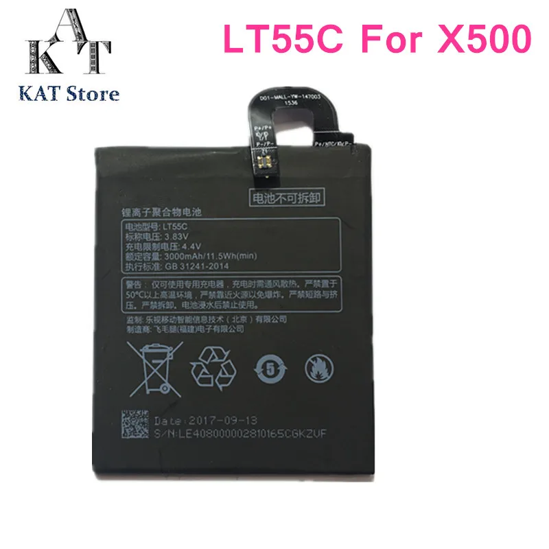 Original Mobile Phone Battery For Letv leEco X500 3000mAh Li-ion Batteries LT55C Rechargeable Accumulator | Мобильные телефоны и