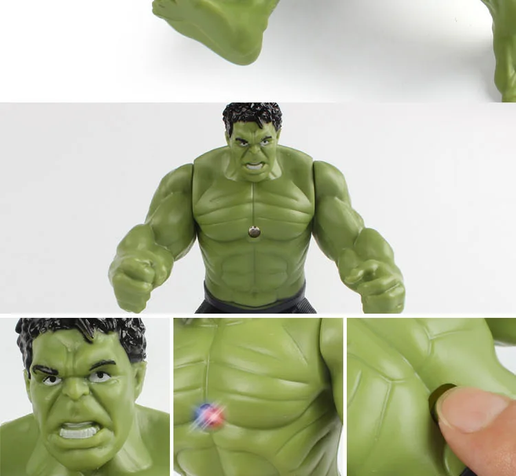 Marvel Amazing Ultimate Халк Капитан Америка Железный человек ПВХ фигурка Коллекционная модель игрушки для детей Детские игрушки