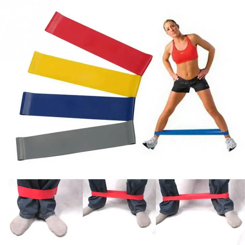 Фитнес 4 уровень пилатес Йога резиновые эспандерами Петлю Шнура Кроссфит