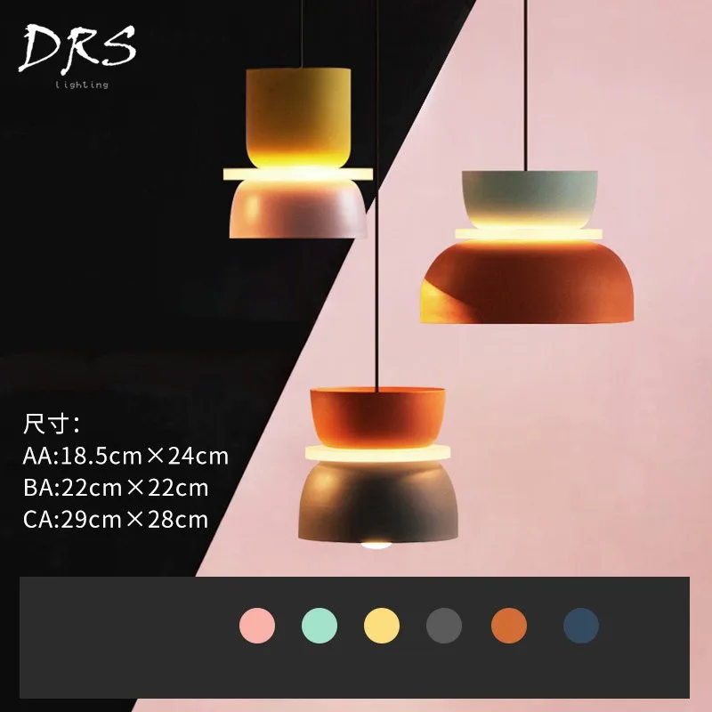 Nordic Designer's Lustre Pendant Lights Simple Modern for Living Room Hanging Lamp Makaron Manfis Luminaire Lamparas Lighting | Лампы и