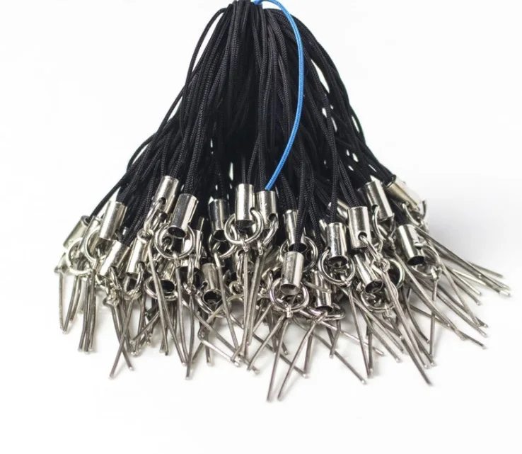 Красочные Черный Веревка телефон брелок девять Pin подвеска Подвески DIY ювелирных