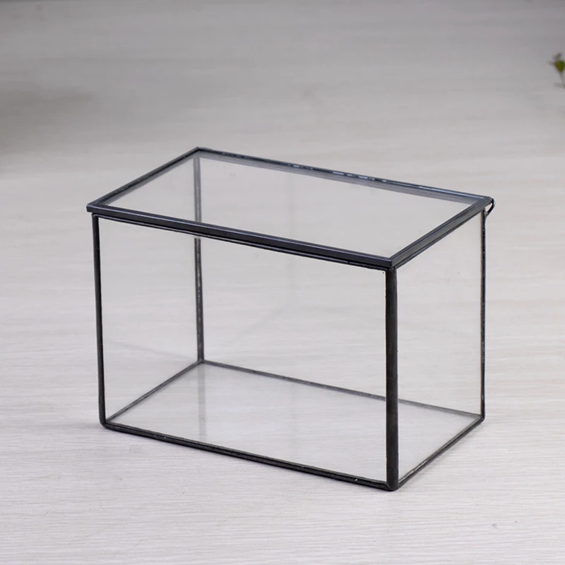 Украшения сада геометрические стекло террариума / куб ручной стекольный завод