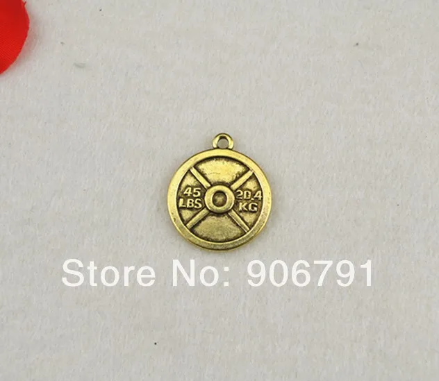 50 шт. подвески для тяжелой атлетики 45 фунтов 20 4 кг|charmed wallpaper|charms filmcharm bracelet |
