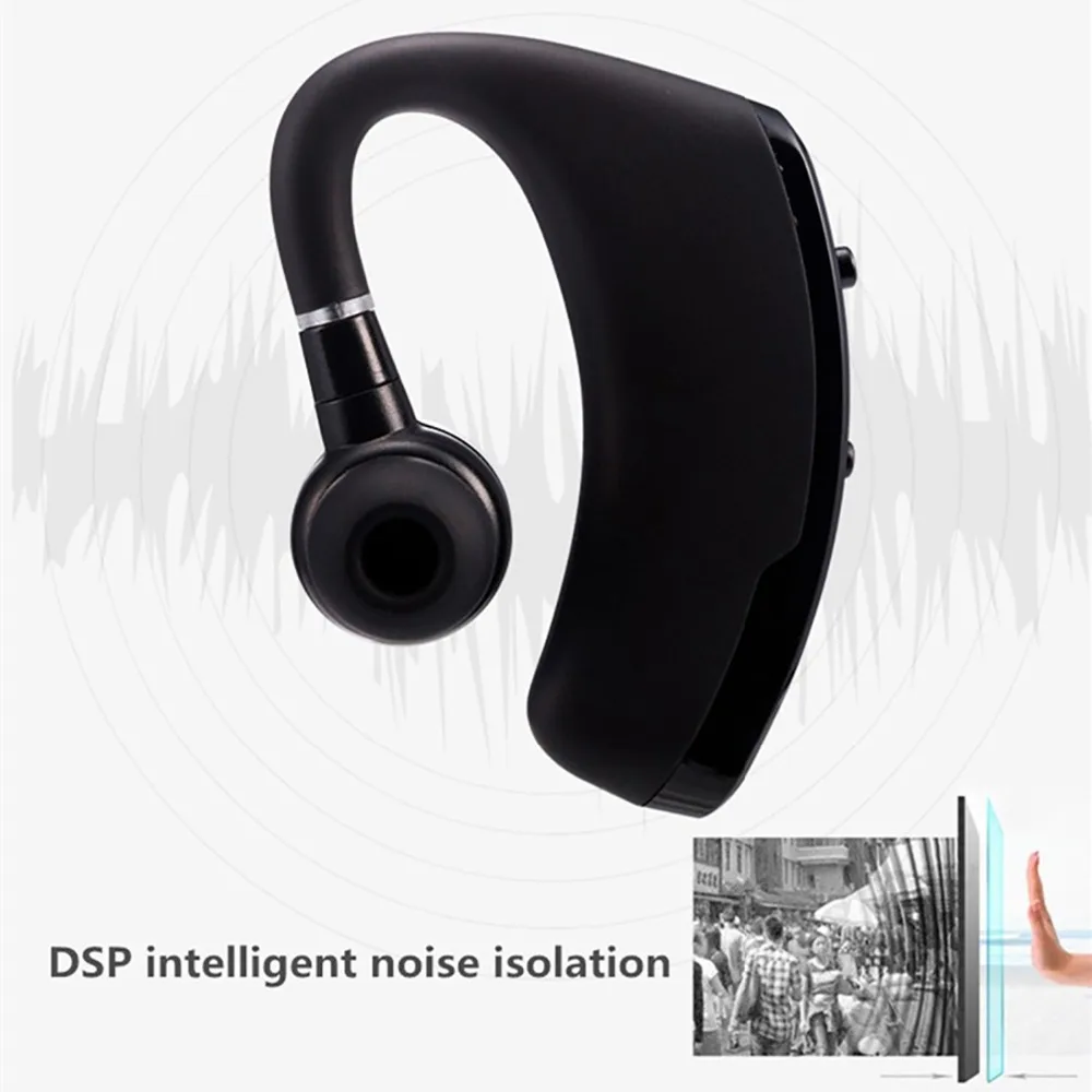 V9 Bluetooth наушники беспроводные Голосовое управление Музыка спорт громкой связи Bluetooth гарнитура наушники шумоподавление Гарнитура