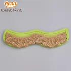 Красивые помадные силиконовые кружевные формы в стиле барокко инструменты для выпечки тортов границы шоколада Полимерная глина-смола