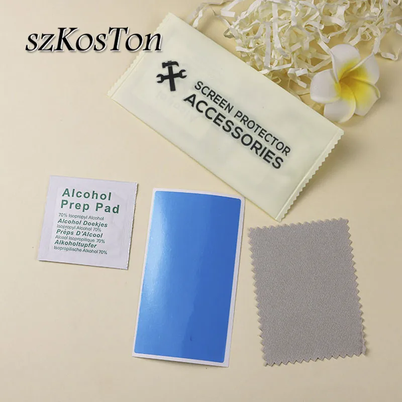 Влажные салфетки для защиты экрана телефона из закаленного стекла 10 шт./1 шт./лот