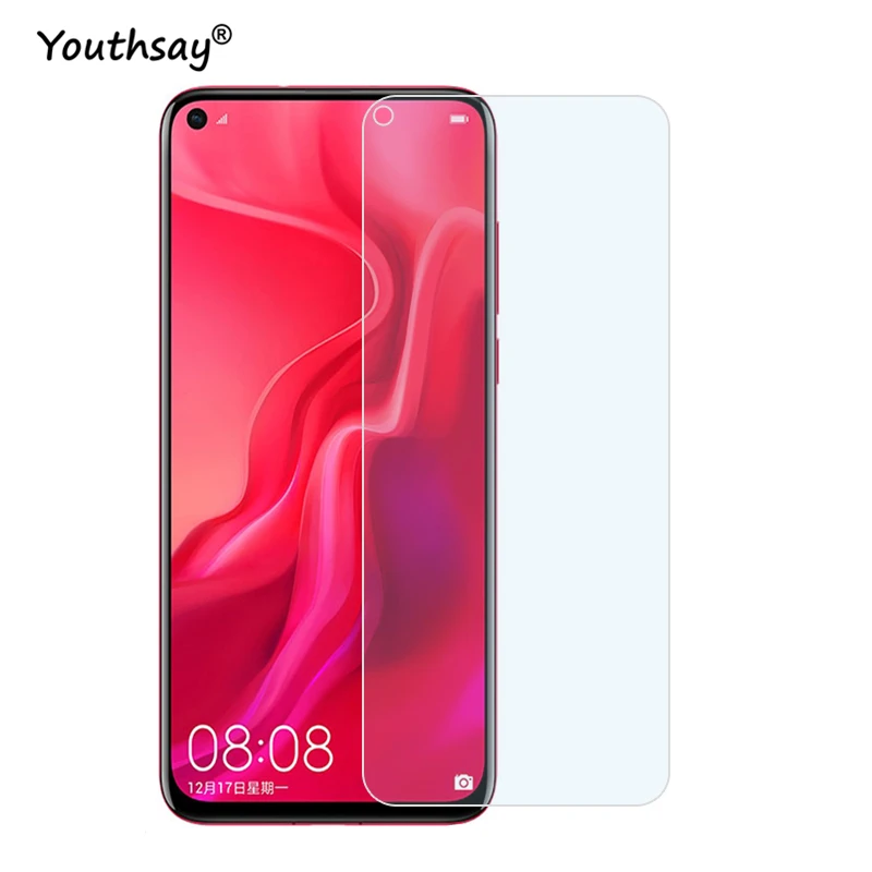 Pel&iacute;cula protectora de pantalla de tel&eacute;fono, cristal templado para Huawei Nova 4, pel&iacute;cula protectora de tel&eacute;fono para Huawei Nova 4, pel&iacute;cula para Huawei Nova 4, 2 uds.-0