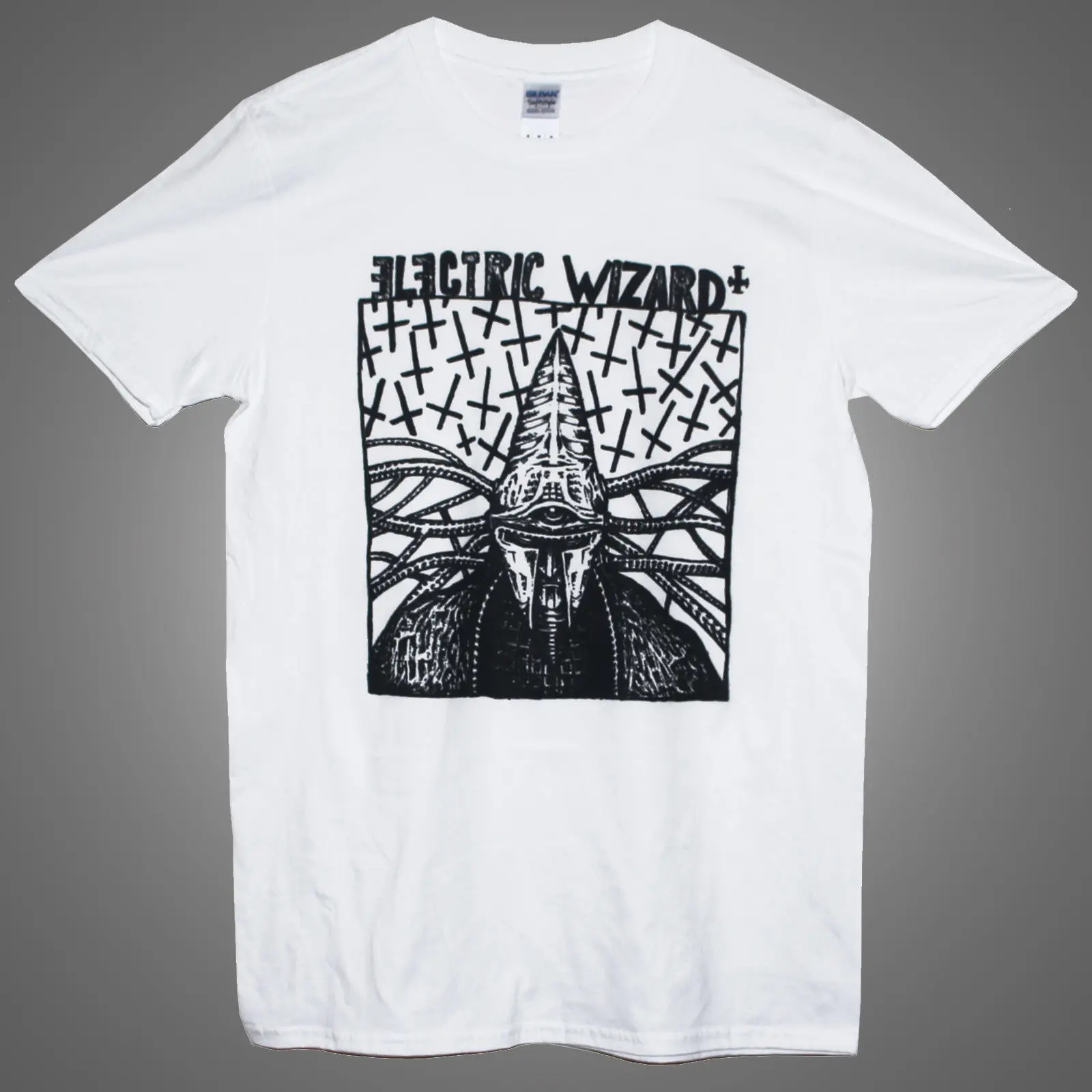 Электрический мастер футболка Стоунер Дум метал Kyuss сна Music Band Graphic Tee забавные