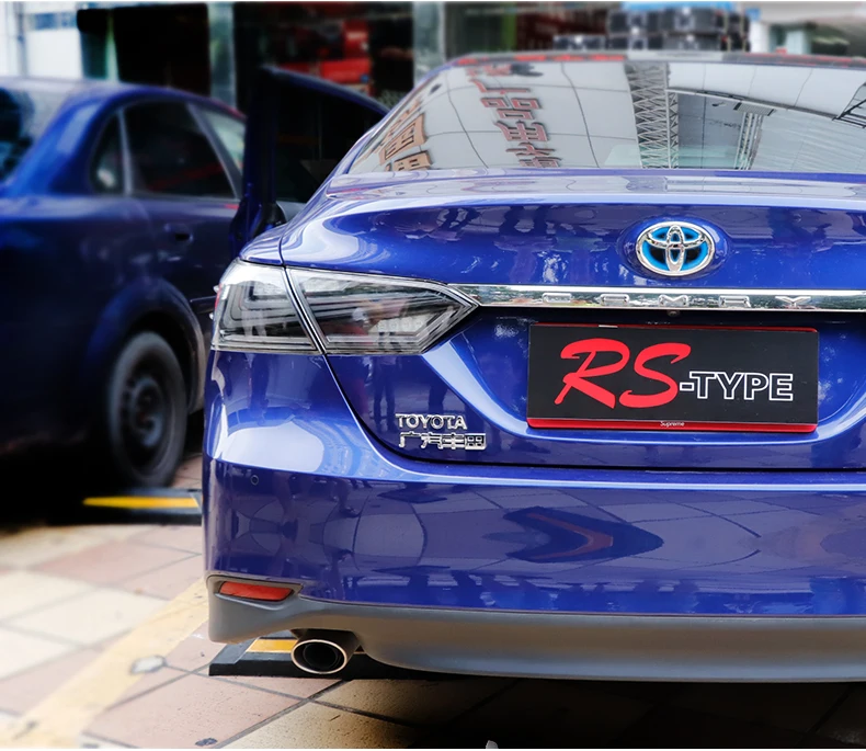 Автомобильный Стайлинг, задний светильник s, Toyota Camry V70, светодиодный задний светильник, противотуманный светильник, задний фонарь, DRL тормоз+ Парк+ Динамический сигнал поворота
