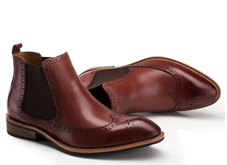 Ботинки в римском стиле модельные туфли мужская повседневная обувь из