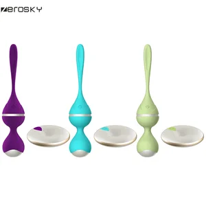 Zerosky Female Kegel Ball Wireless Remote Vibrating Egg Ben Wa Ball Exercise Vaginal Sex Toys for Women Health Product 10 item image