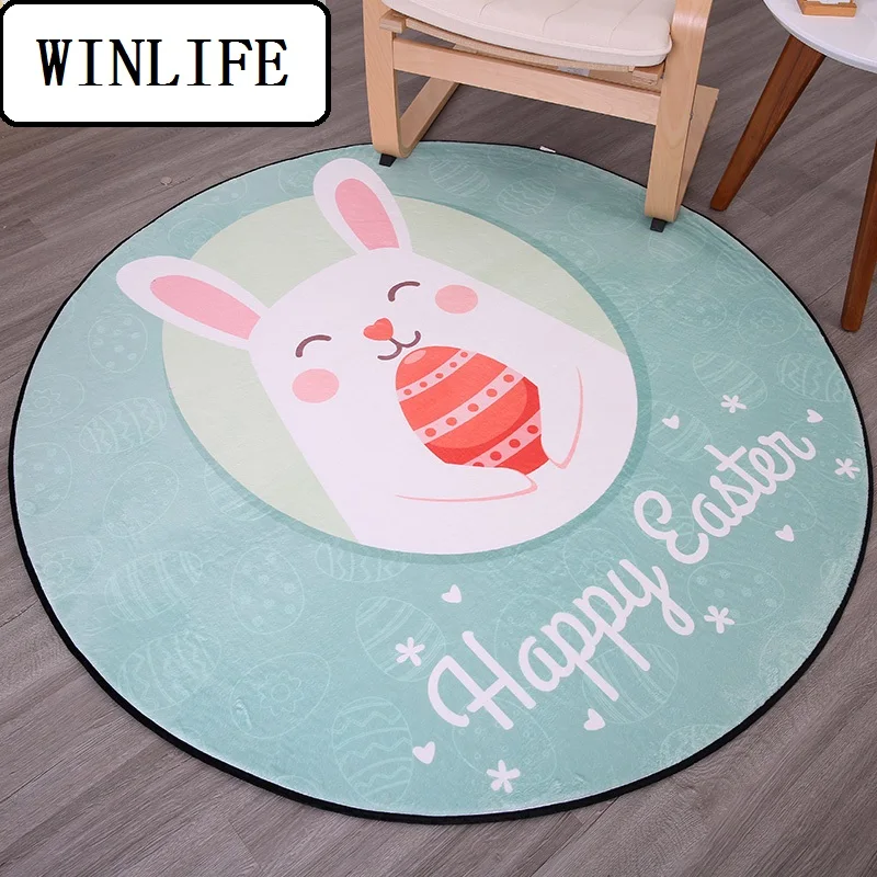 WINLIFE милый мультяшный аномальный ковер хороший подарок для детей Противоскользящий коврик для гостиной/спальни/ребенка Ползания/компьютерного стула
