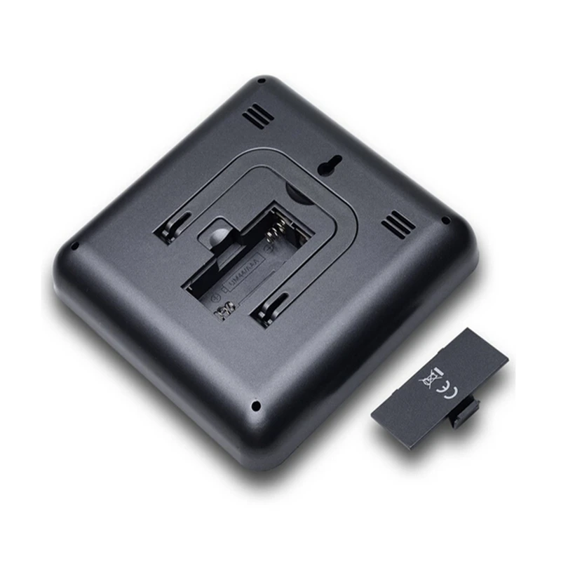 Беспроводной ЖК-цифровой домашний термометр гигрометр серебряная метеостанция