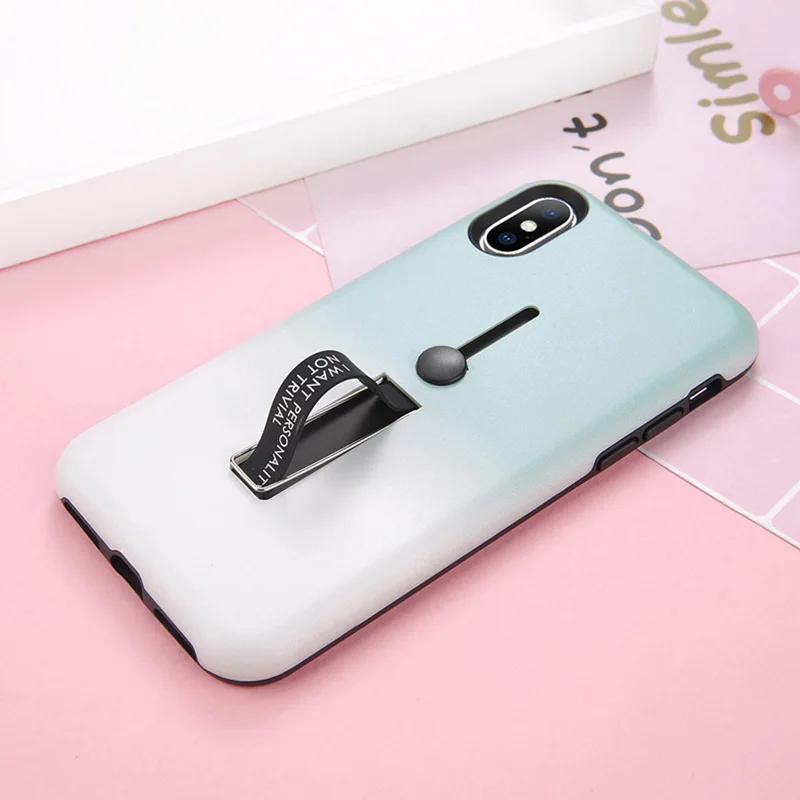 Модный градиентный чехол для iPhone 6 6s 7 8 Plus XS MAX XR мраморный силиконовый накладка