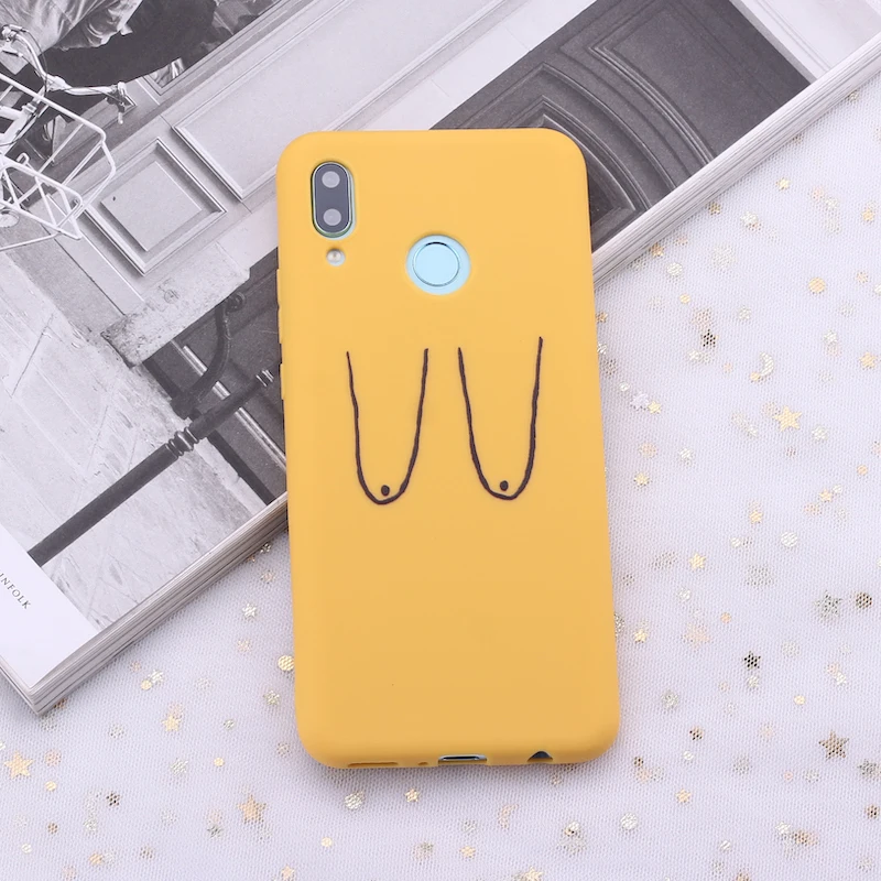 Для Huawei Honor Mate 10 20 Nova P20 P30 P40 P умный женский нагрудный силиконовый чехол для