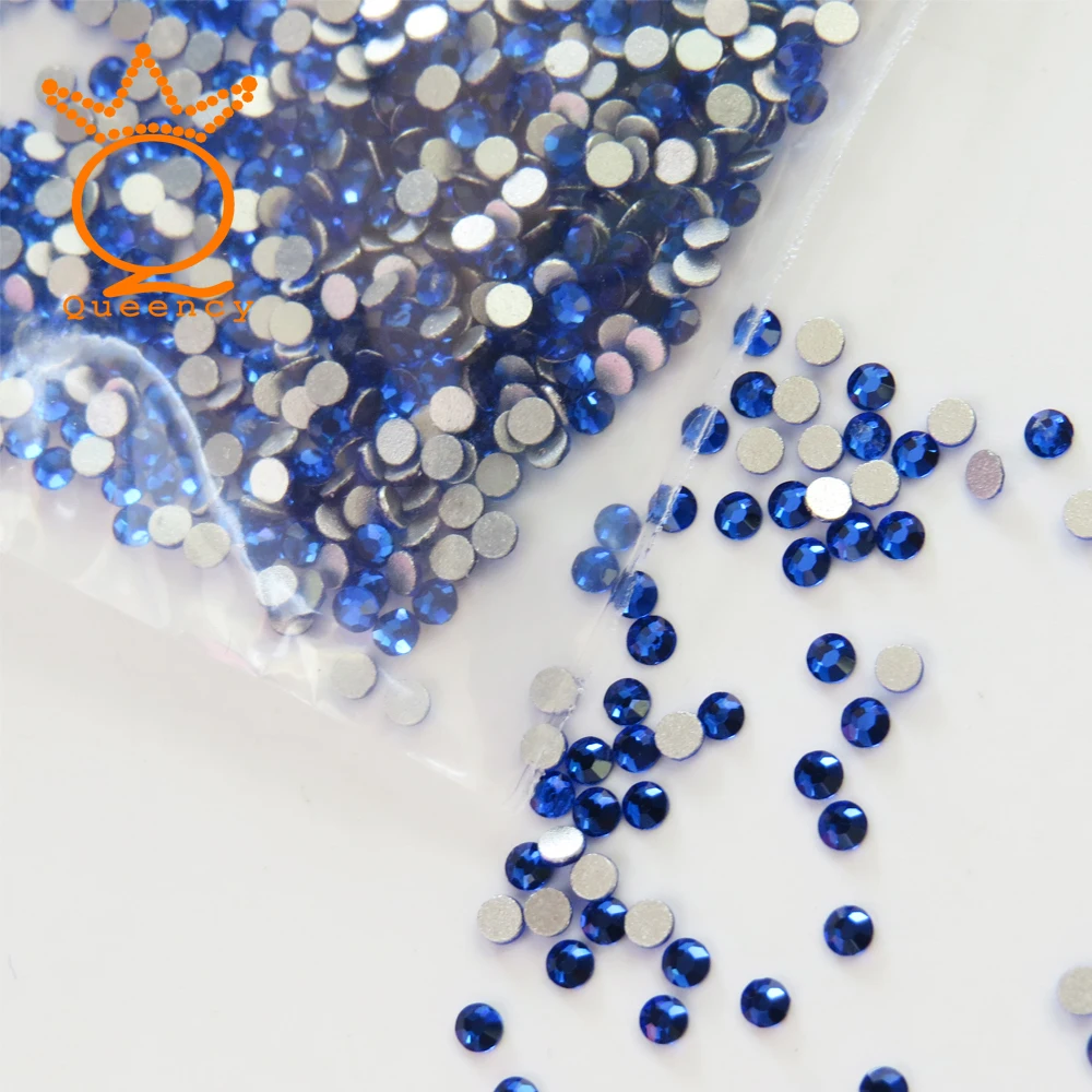 SS3 Капри Голубой цвет каучуковые стразы с плоской задней стороной Стразы прямой